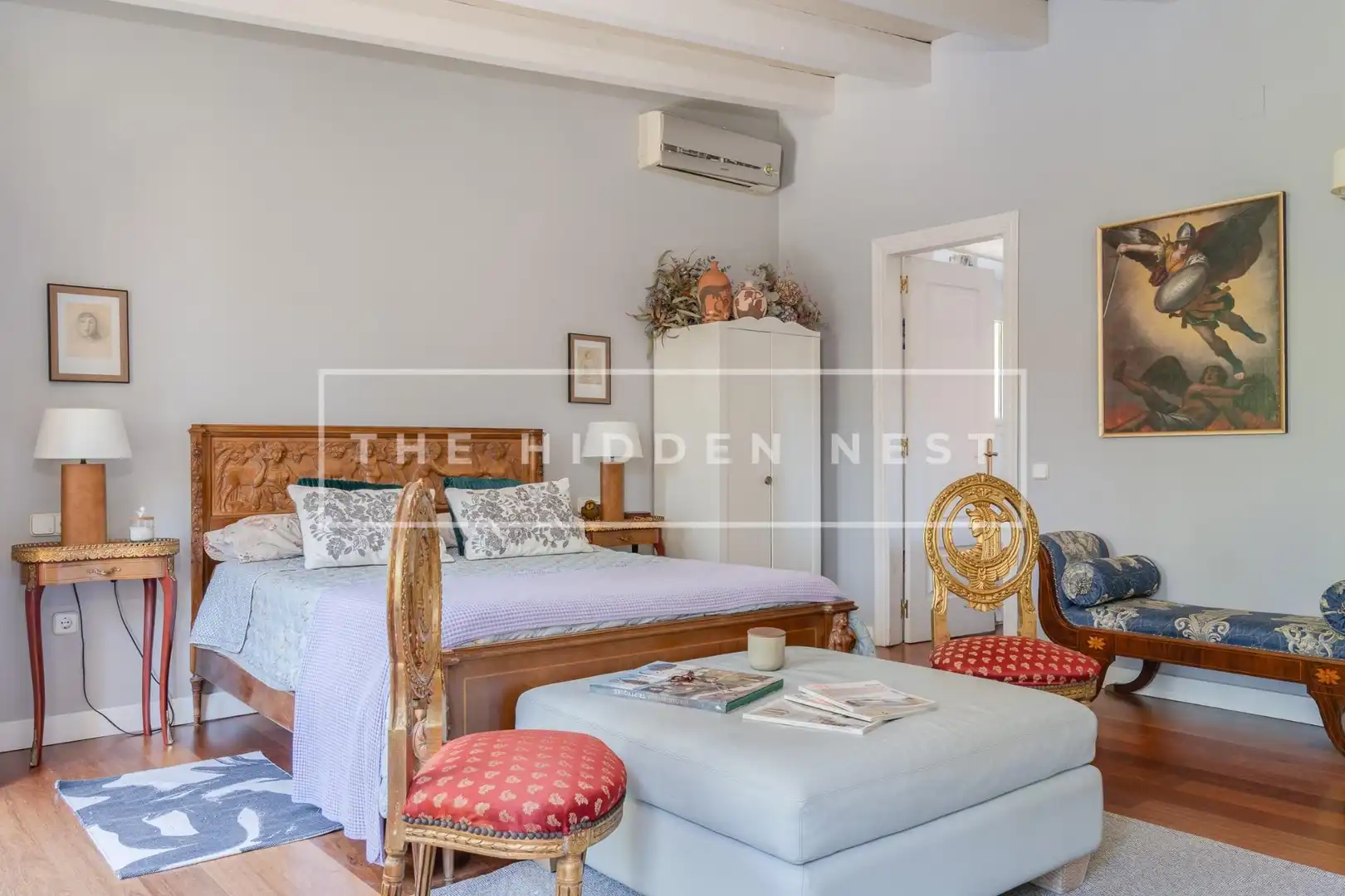 Dormitori de Casa o xalet en venda en Sant Cugat del Vallès amb Aire condicionat, Calefacció i Jardí privat