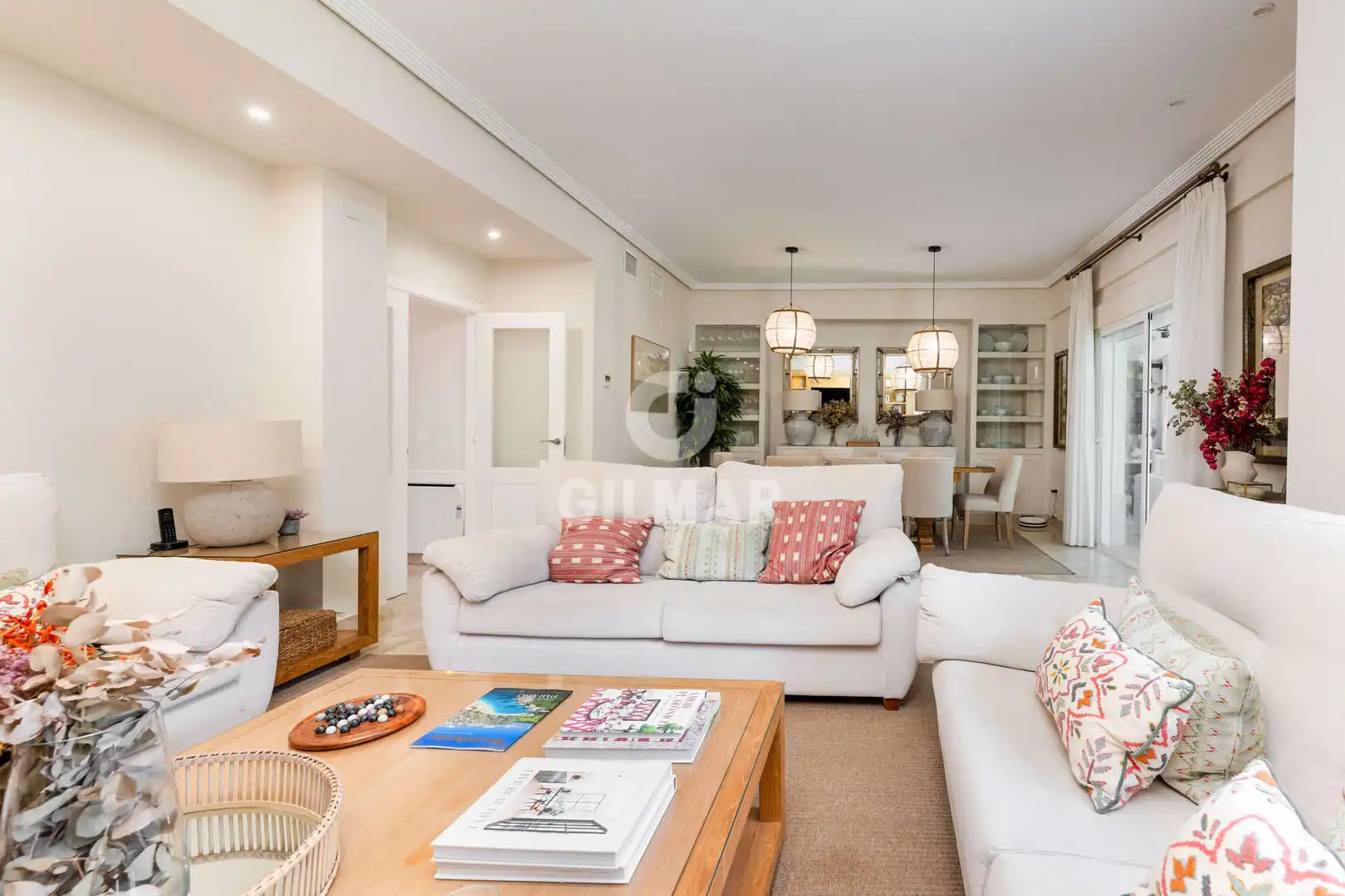 Living room of Houses for sale in Montequinto  with Heating, Private garden and Swimming Pool