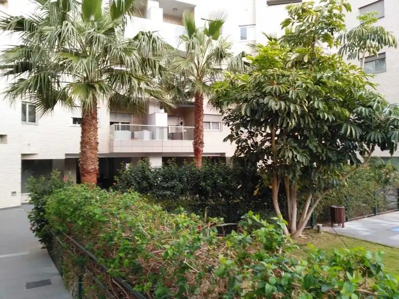 Vista exterior de Planta baja en venta en Almería con Aire acondicionado, Terraza y Trastero