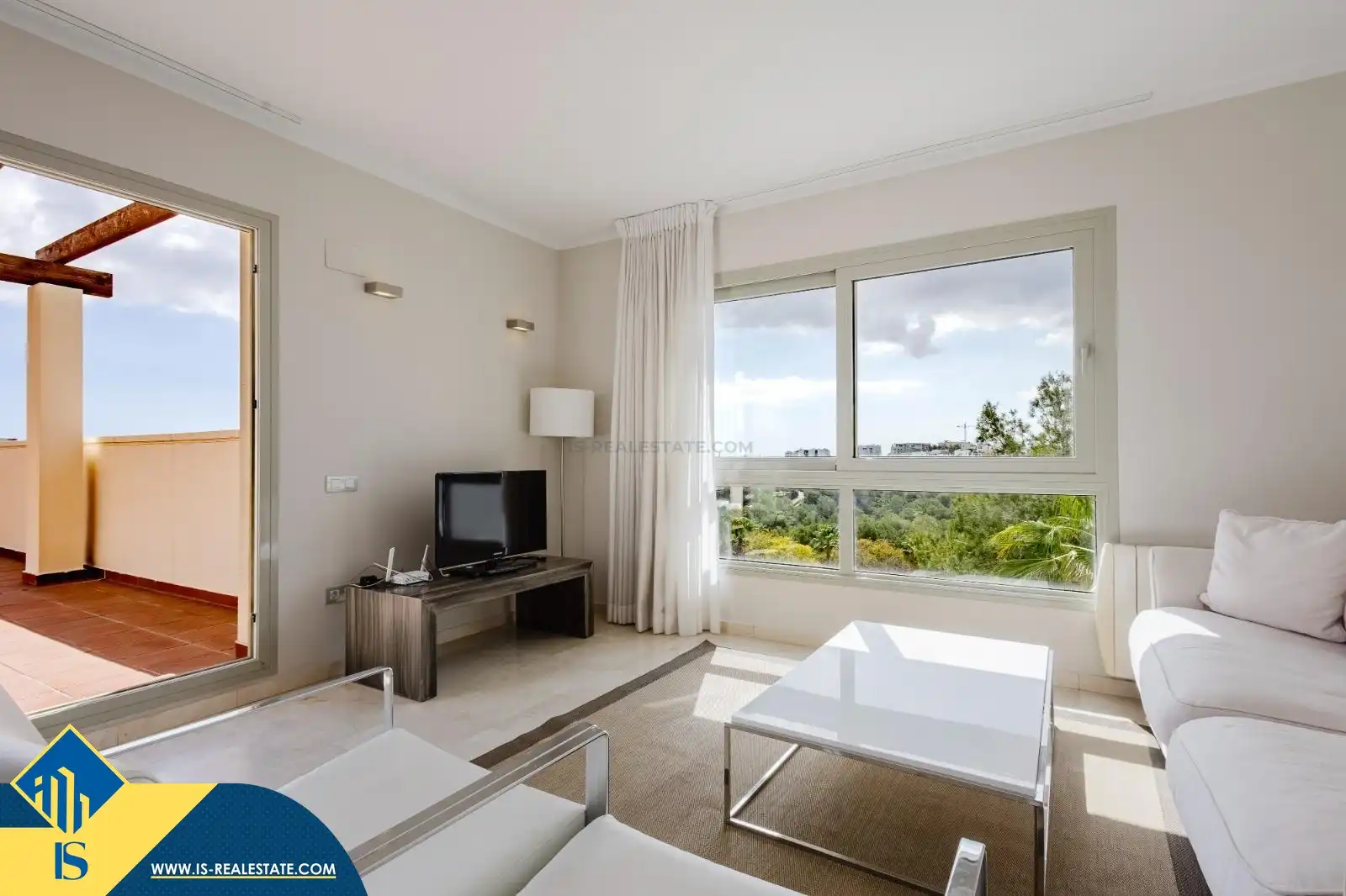 Living room of Flat for sale in Orihuela  with Terrace, Furnished and Oven