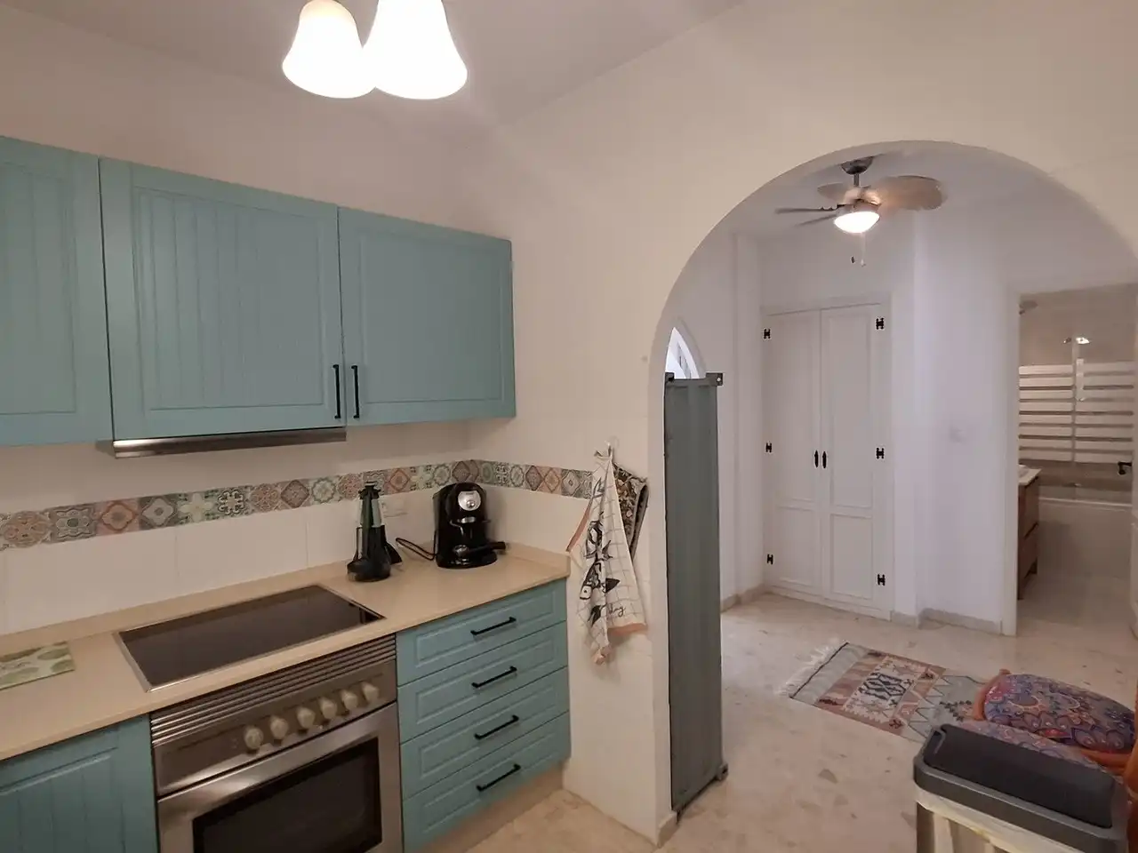 Kitchen of Apartments for sale in Mojácar  with Air Conditioner, Terrace and Swimming Pool