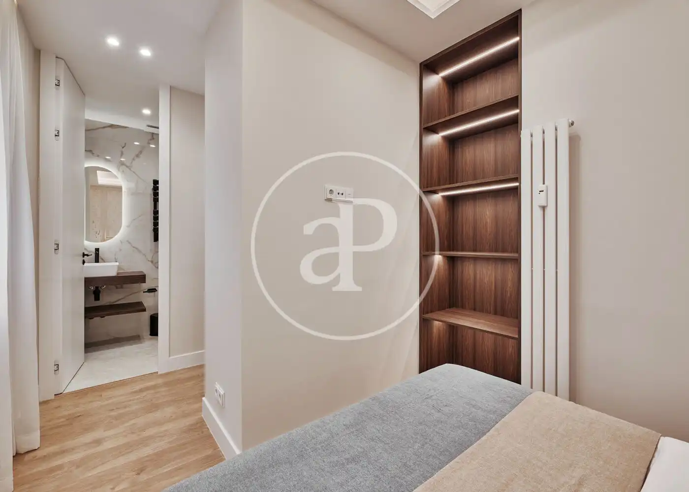 Schlafzimmer von Wohnung zum Verkauf in Madrid mit Klimaanlage, Heizung und Möbliert
