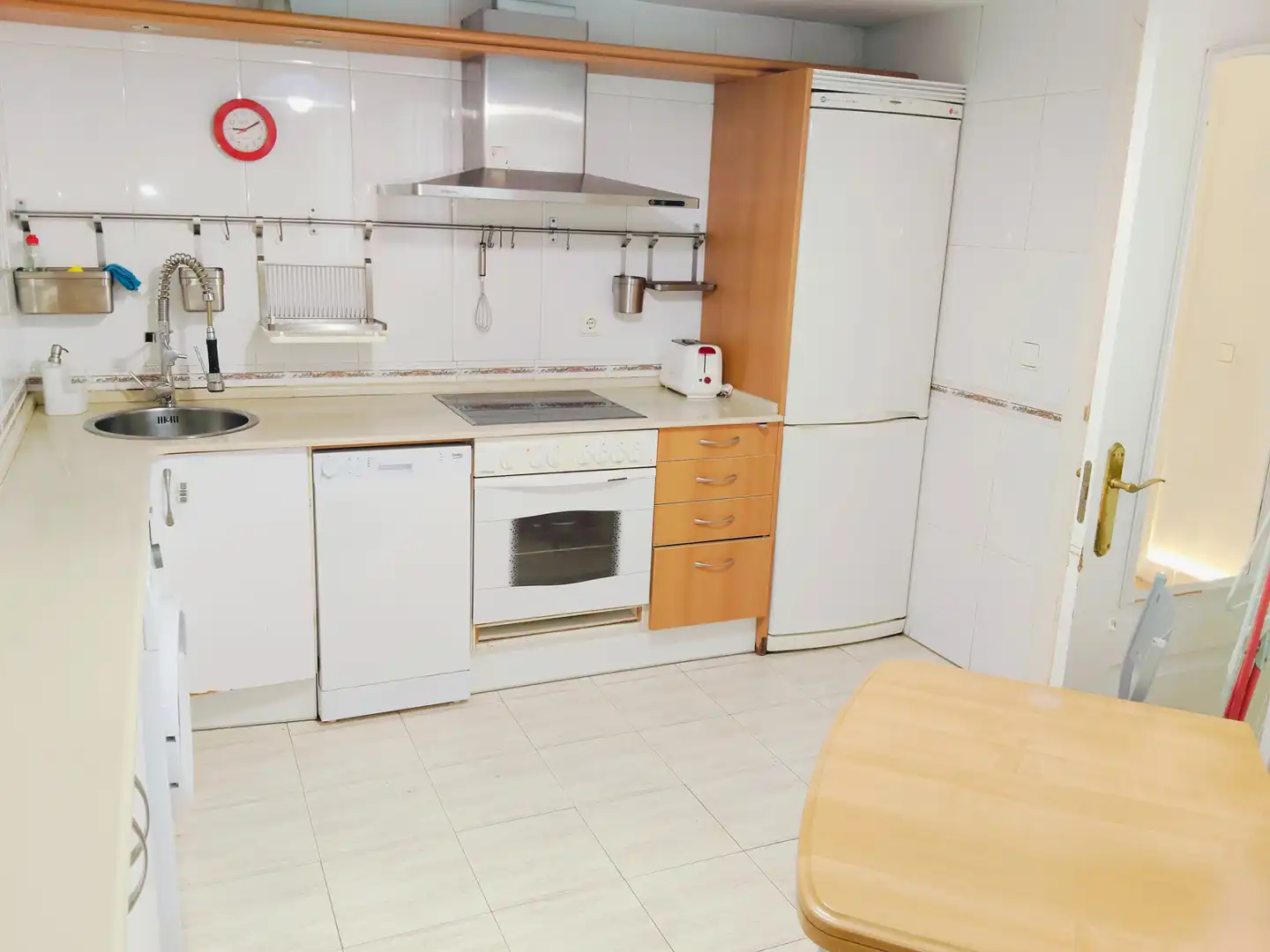 Cocina de Dúplex en venta en Santander con Calefacción, Parquet y Amueblado