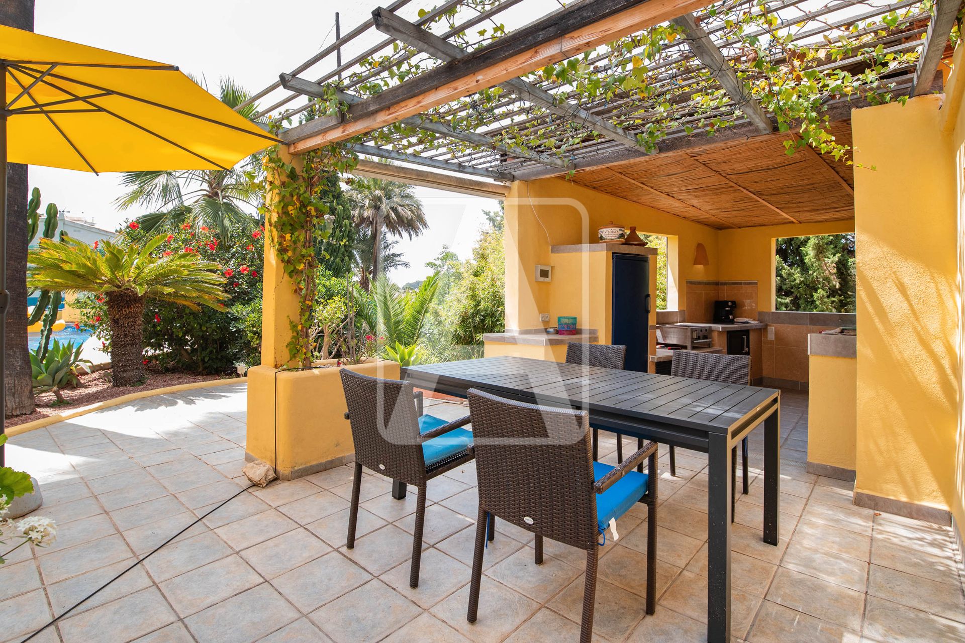 Terrassa de Casa o xalet en venda en Benissa amb Aire condicionat, Calefacció i Jardí privat