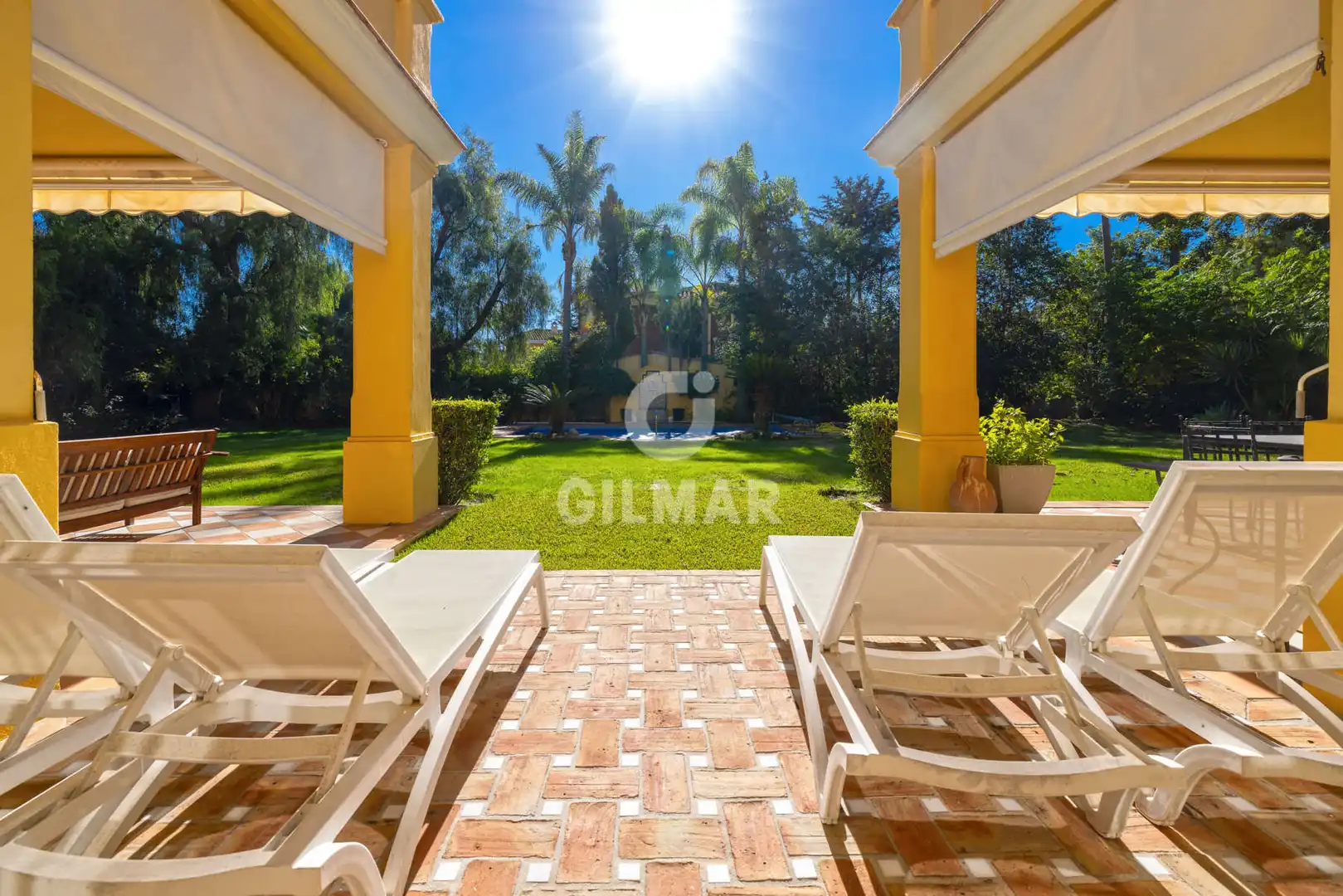 Jardín de Casa o chalet en venta en Estepona con Calefacción, Jardín privado y Piscina