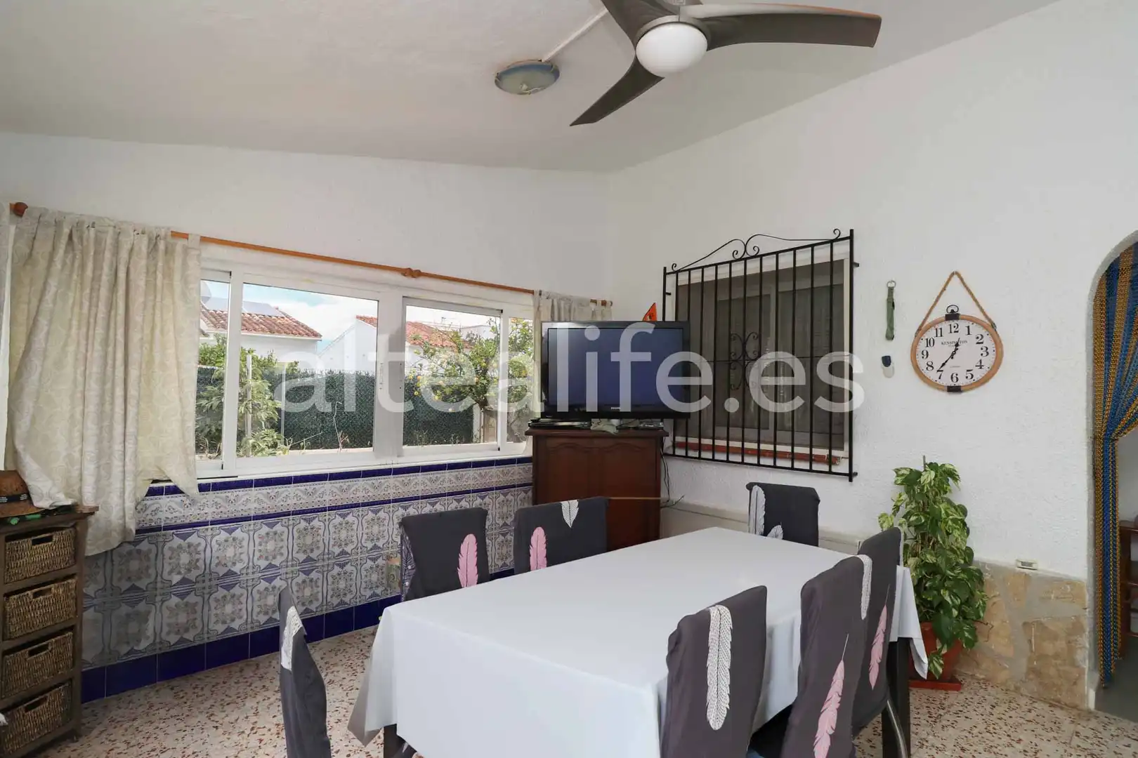 Dining room of Houses for sale in L'Alfàs del Pi  with Air Conditioner, Private garden and Terrace