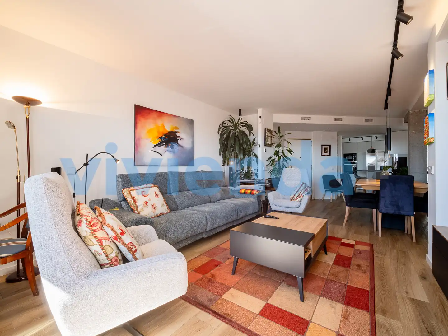 Living room of Flat for sale in Madrid  with Air Conditioner, Heating and Terrace