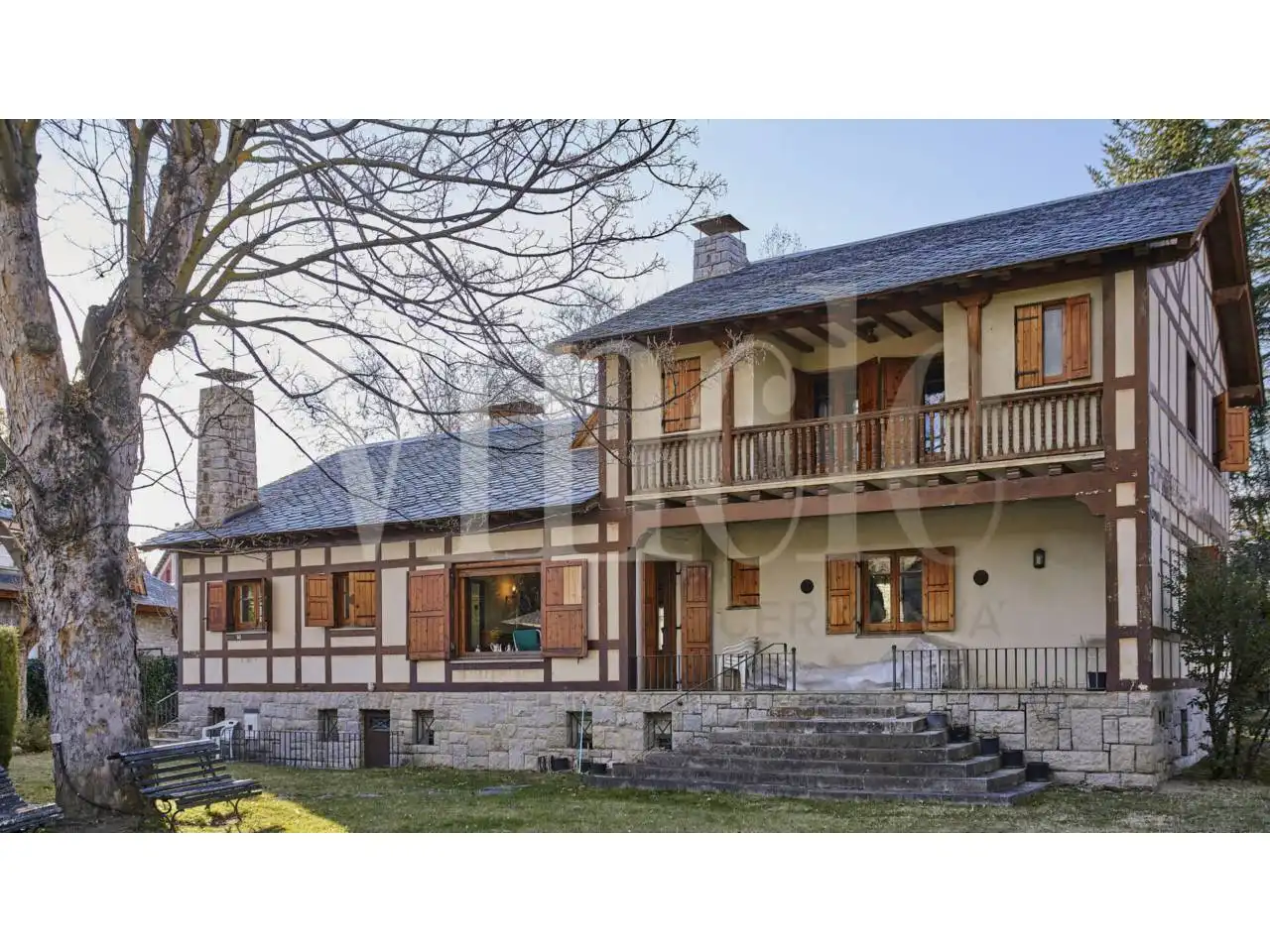 Exterior view of Houses for sale in Puigcerdà  with Heating, Private garden and Parquet flooring