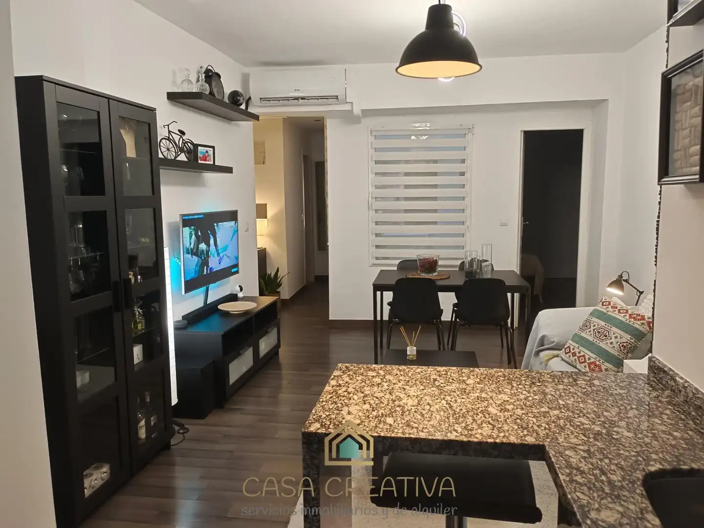 Living room of Flat for sale in Alzira  with Air Conditioner, Heating and Furnished