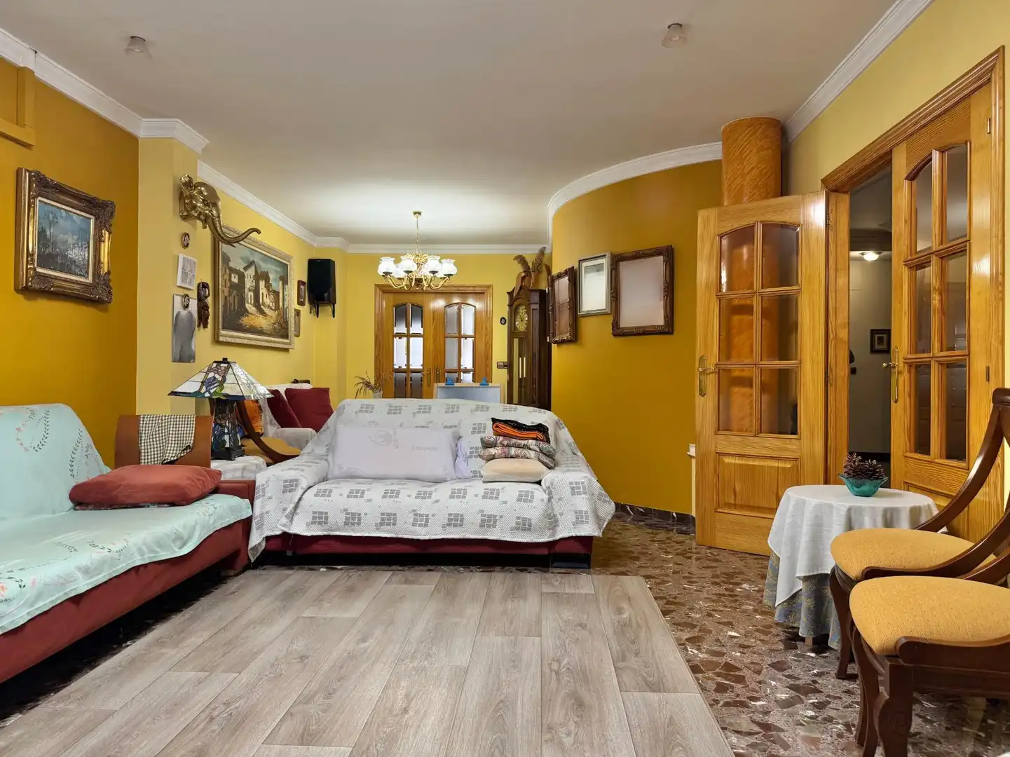 Wohnzimmer von Haus oder Chalet zum Verkauf in Silla mit Klimaanlage, Heizung und Terrasse