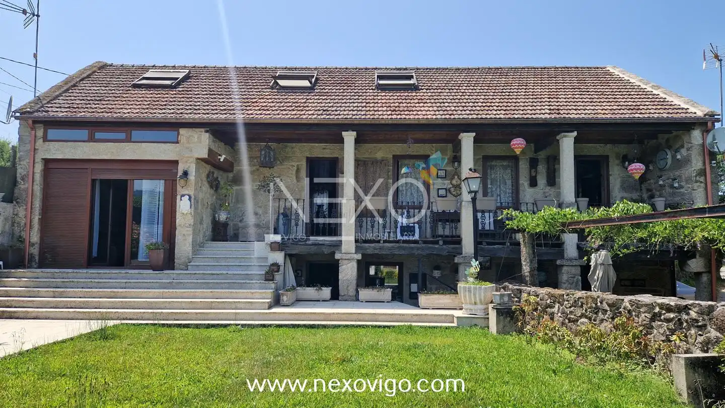 Außenansicht von Haus oder Chalet zum Verkauf in Mondariz mit Heizung, Privatgarten und Terrasse