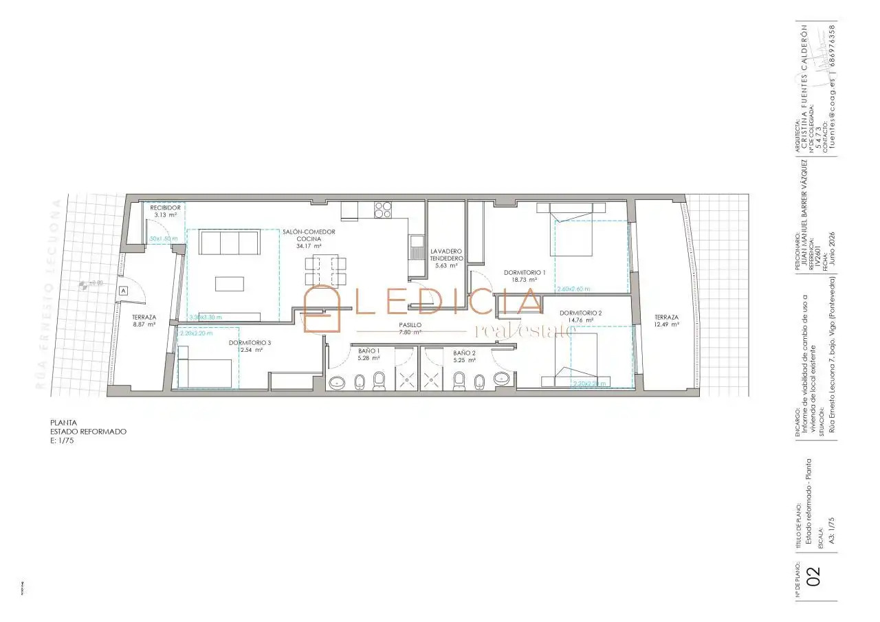 Flat for sale in Vigo   with Heating, Terrace and Furnished