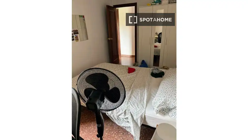 Bedroom of Flat for rent in Murcia  with Air Conditioner, Heating and Furnished