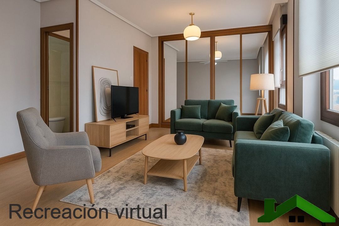 Sala de estar de Piso en venta en Bilbao  con Calefacción
