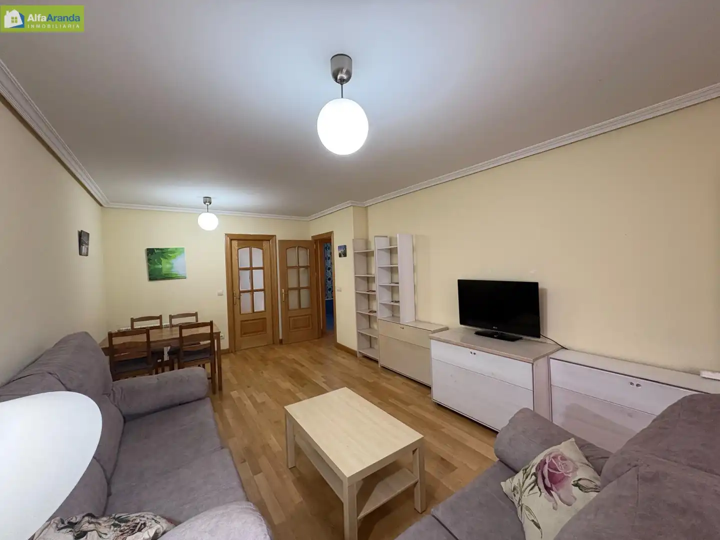 Living room of Apartments for sale in Aranda de Duero  with Heating, Furnished and Balcony