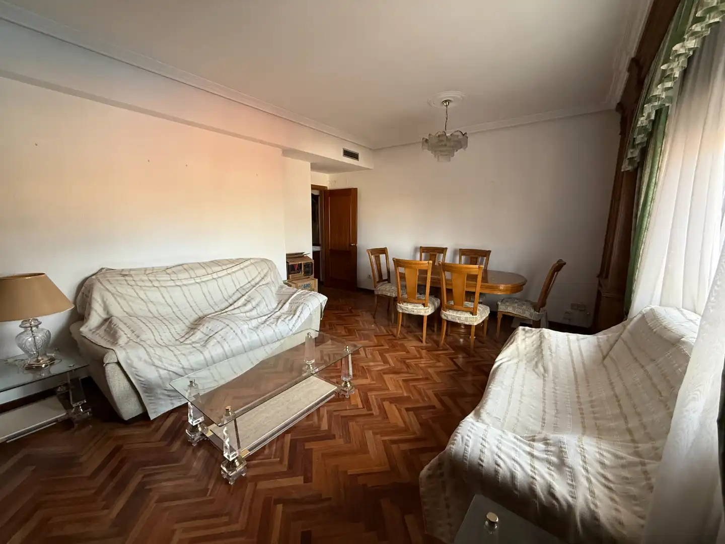 Wohnzimmer von Wohnung zum Verkauf in Alcorcón mit Heizung, Privatgarten und Möbliert