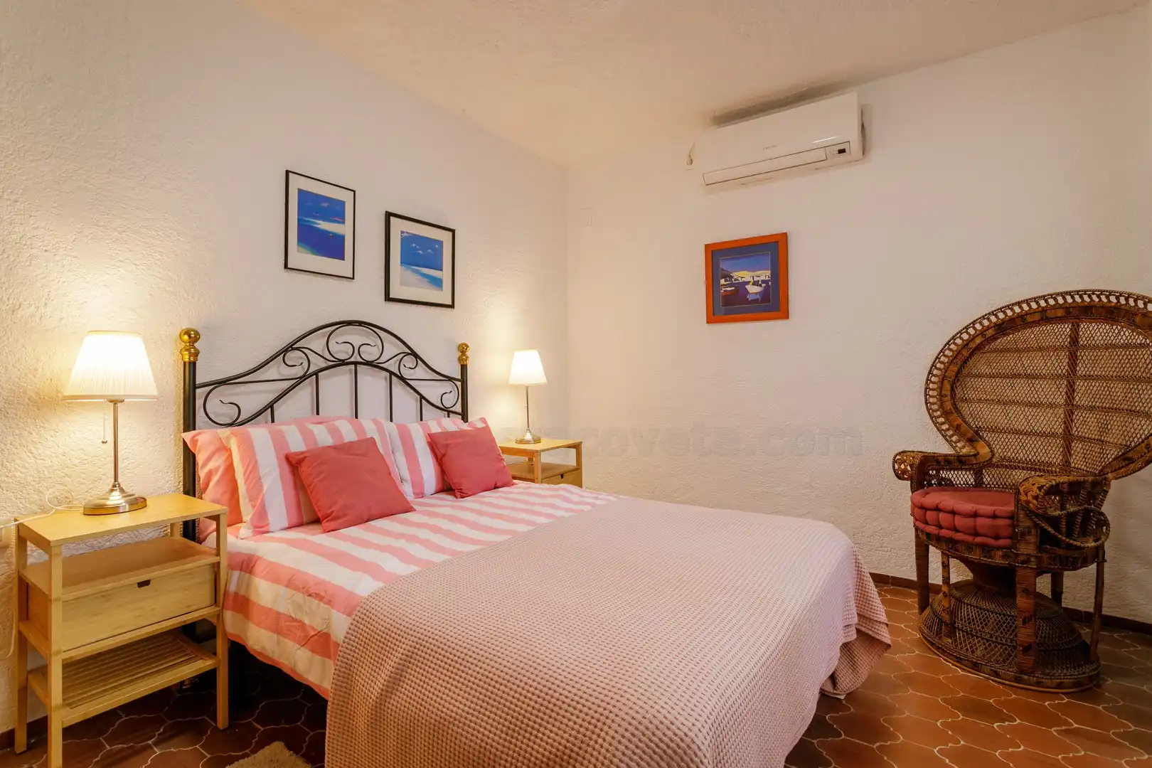 Bedroom of Houses for sale in El Campello  with Air Conditioner, Private garden and Terrace