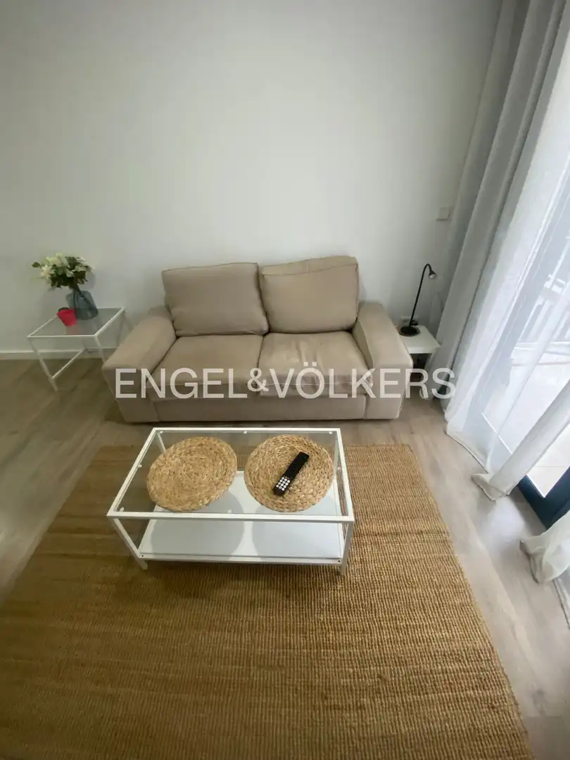 Living room of Flat for rent in Sitges  with Air Conditioner, Heating and Furnished