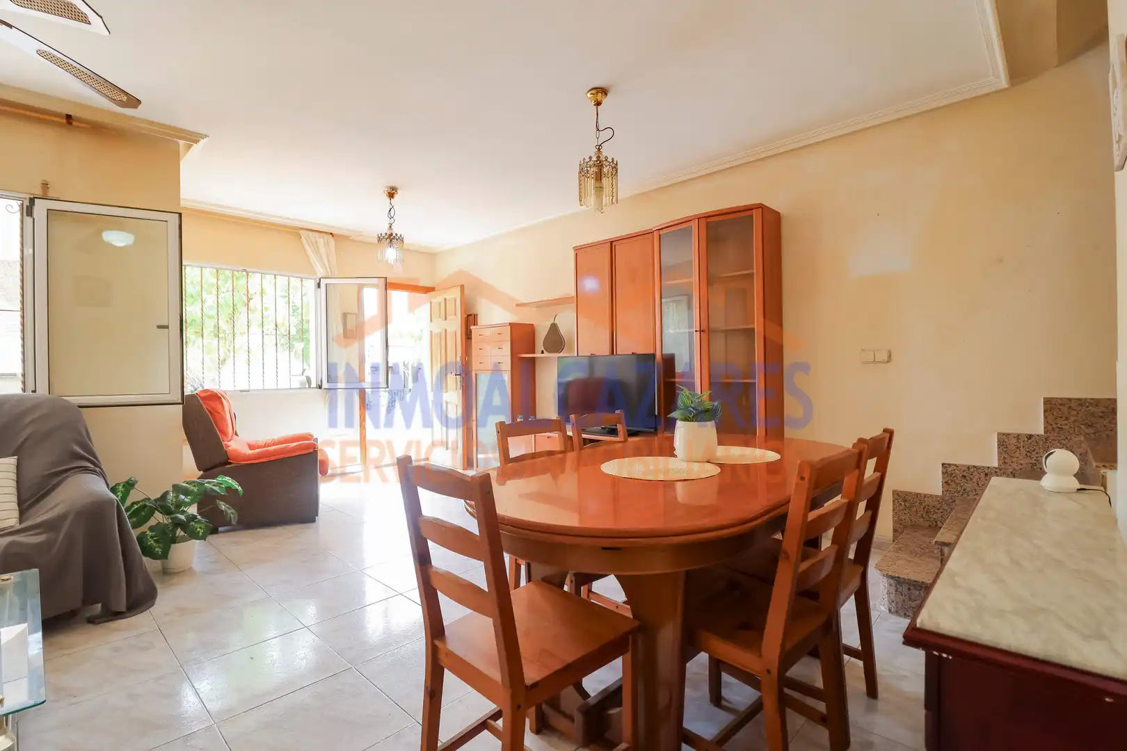 Dining room of Houses for sale in Los Alcázares  with Private garden and Furnished