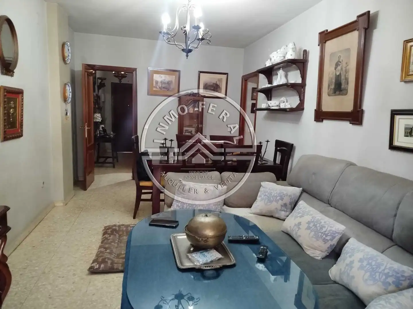 Sala de estar de Piso en venta en Écija con Aire acondicionado, Calefacción y Trastero