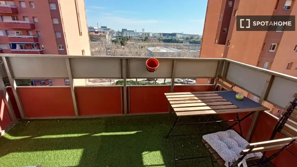 Terraza de Piso para compartir en Terrassa con Aire acondicionado, Terraza y Amueblado