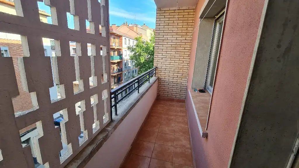 Balcony of Flat for rent in  Logroño  with Heating, Parquet flooring and Terrace
