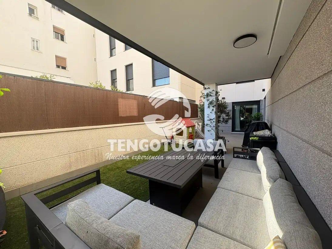 Terrasse von Wohnung zur Miete in Madrid mit Klimaanlage, Heizung und Privatgarten