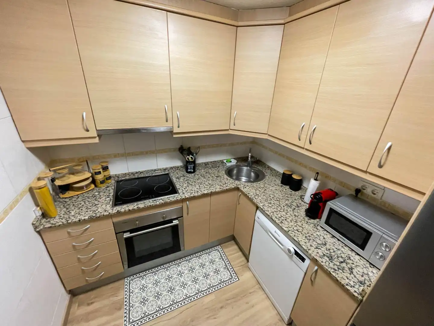 Cocina de Piso en venta en Olesa de Montserrat con Calefacción, Parquet y Amueblado