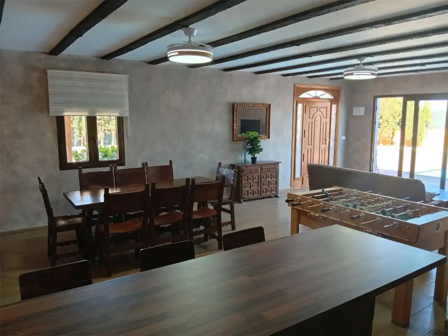 Comedor de Casa o chalet de alquiler en San Clemente con Aire acondicionado, Jardín privado y Piscina