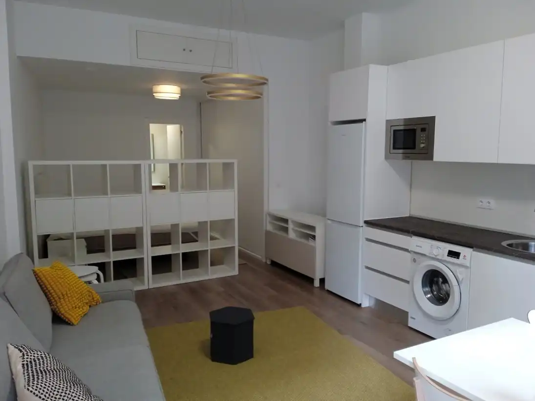Living room of Ground floor for sale in Madrid  with Heating, Furnished and Washing machine