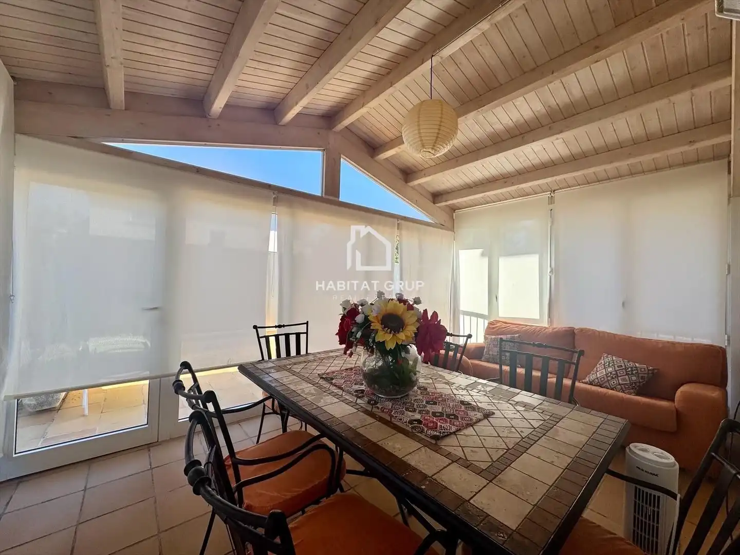 Terraza de Casa adosada en venta en Sant Gregori con Aire acondicionado, Calefacción y Jardín privado
