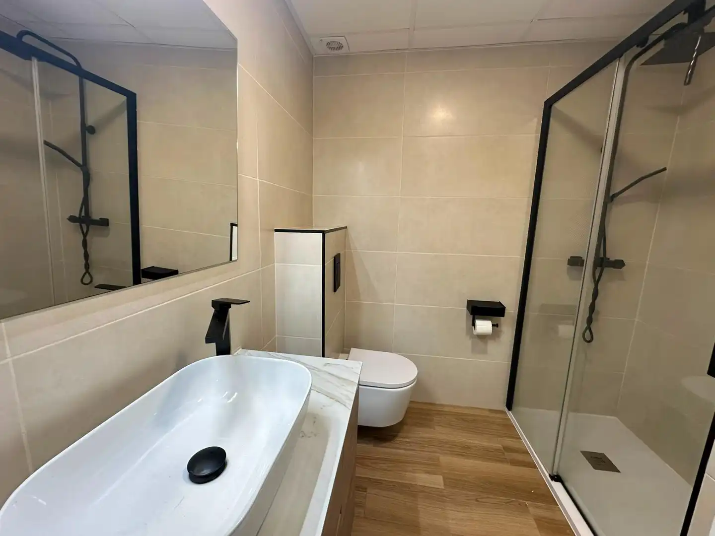 Bathroom of Houses for rent in Santa Pola  with Air Conditioner, Furnished and Community pool