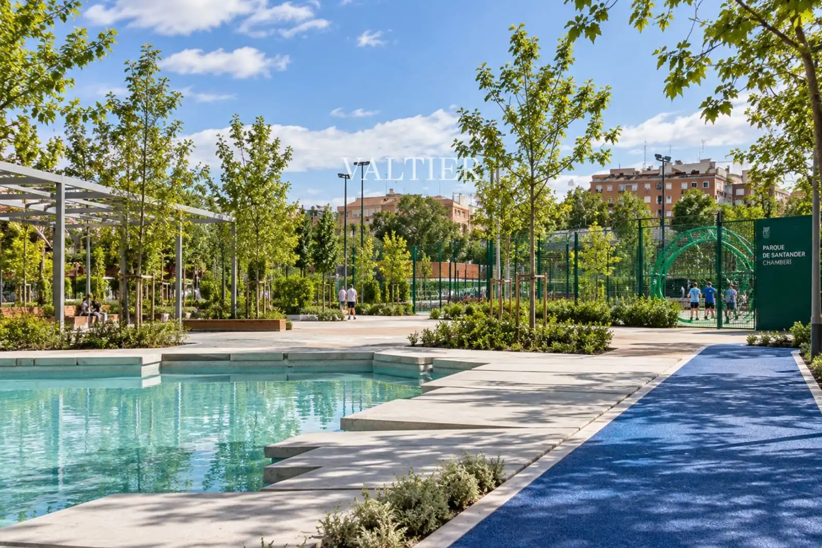 Piscina de Piso de alquiler en Madrid con Aire acondicionado, Calefacción y Terraza