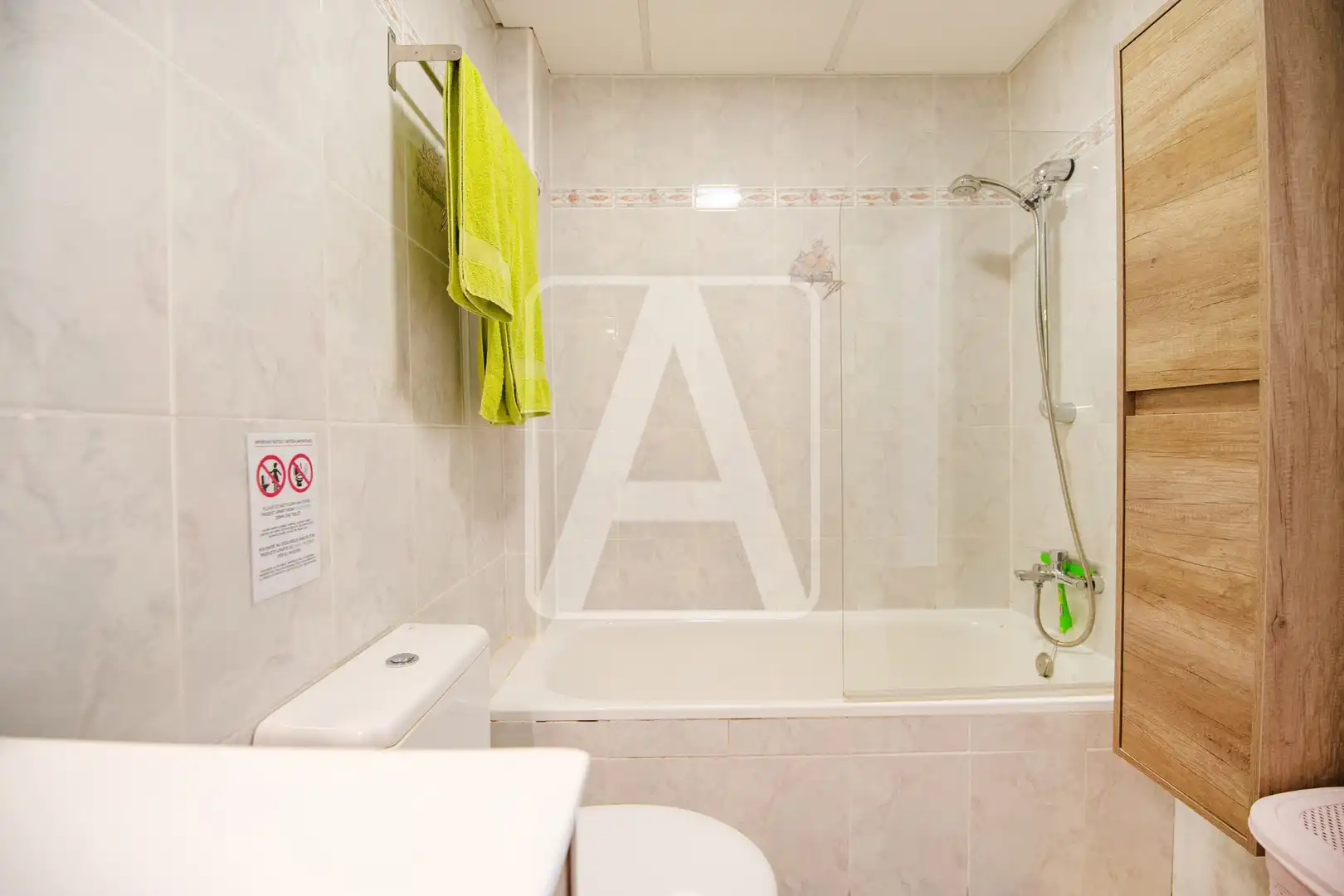 Bany de Apartament en venda en Calpe / Calp amb Aire condicionat, Terrassa i Traster