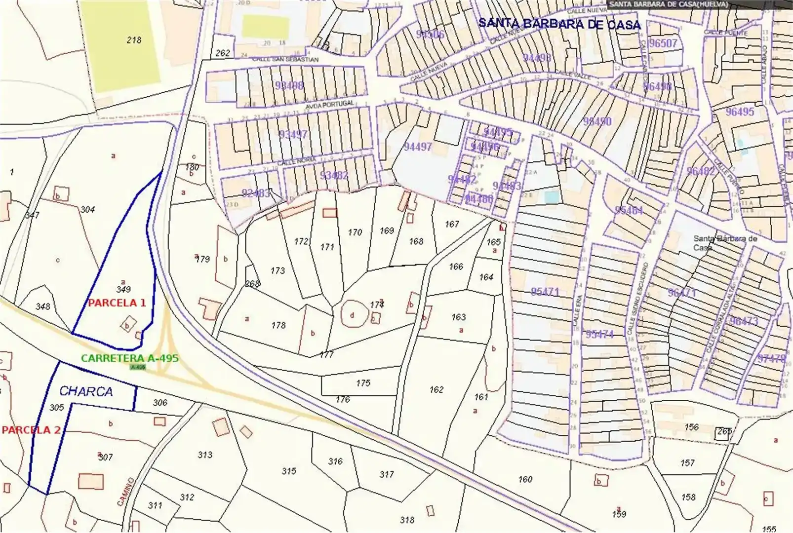 Terreno en venta en Santa Bárbara de Casa