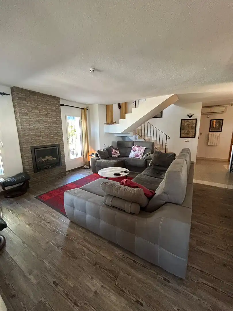 Living room of Houses for sale in Calpe / Calp  with Private garden and Swimming Pool