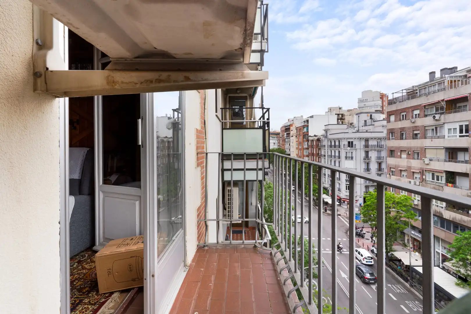 Terrasse von Wohnung zum Verkauf in Madrid mit Heizung, Parkett und Abstellraum
