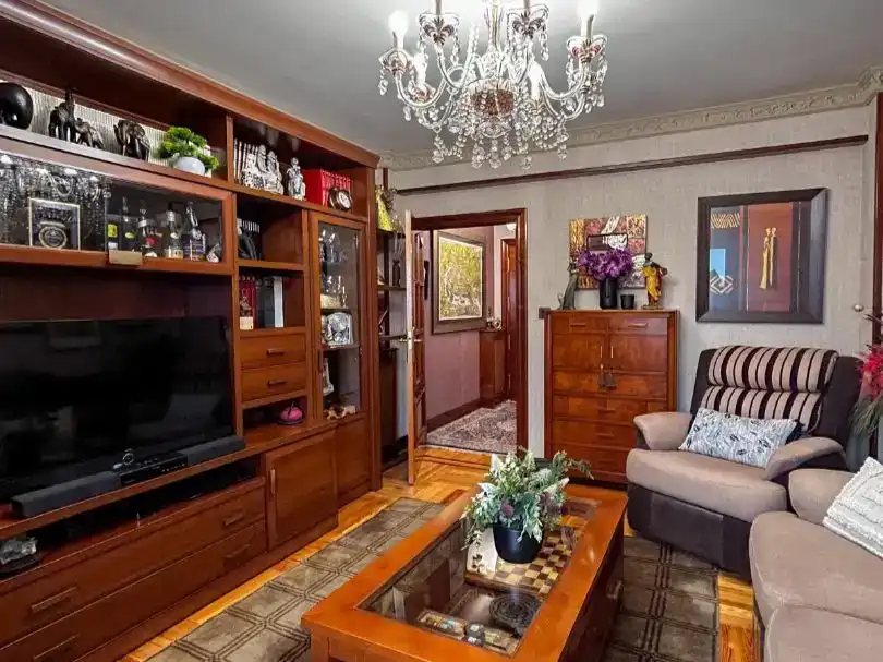 Sala de estar de Piso en venta en Bilbao 