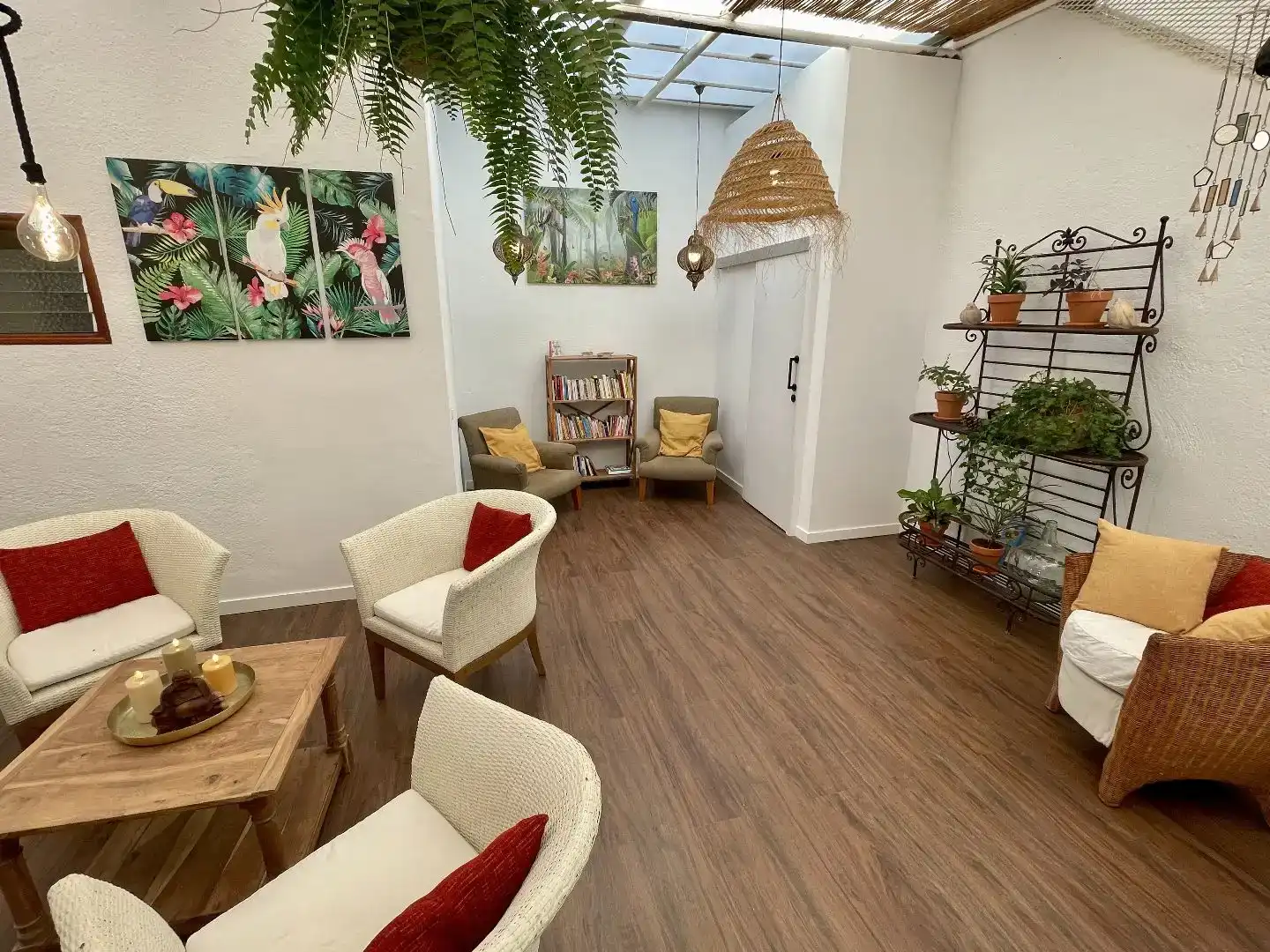 Living room of Houses for sale in La Guancha  with Private garden, Parquet flooring and Furnished