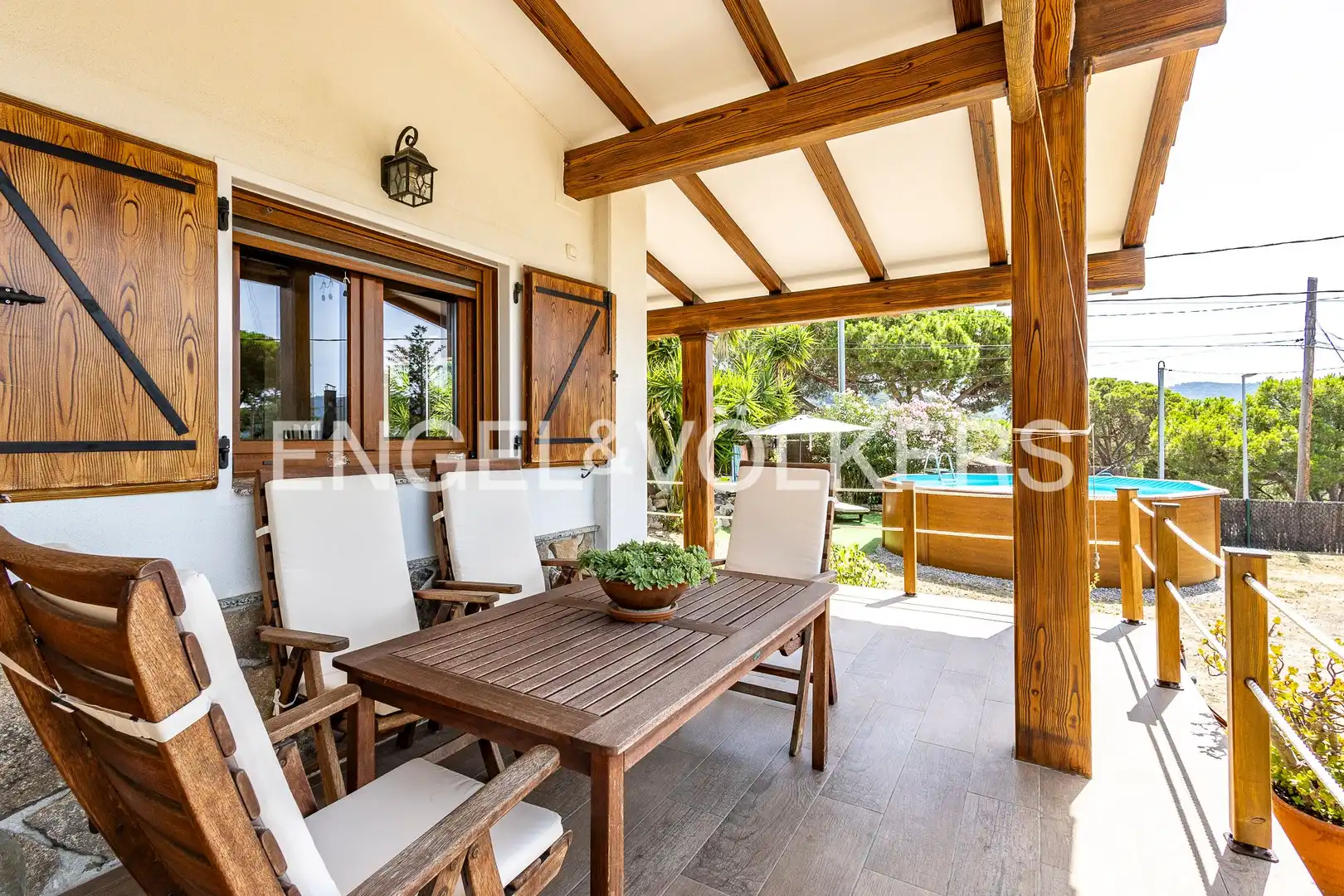 Terraza de Casa o chalet en venta en Vilanova del Vallès con Aire acondicionado, Calefacción y Jardín privado