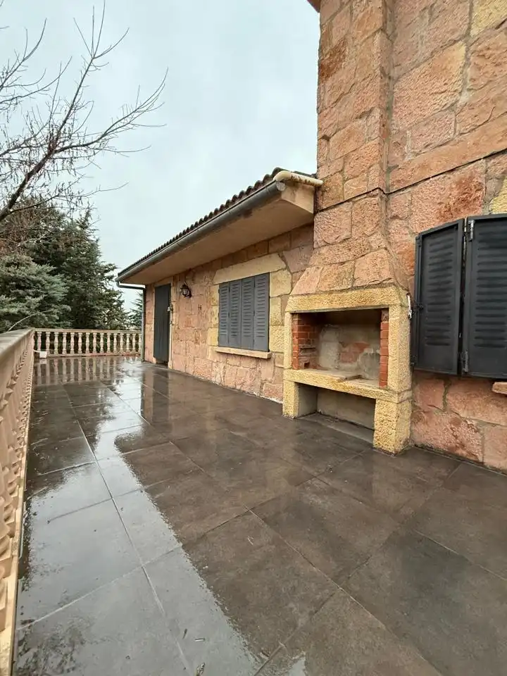 Terraza de Casa o chalet en venta en Castillejo de Mesleón con Calefacción, Jardín privado y Terraza