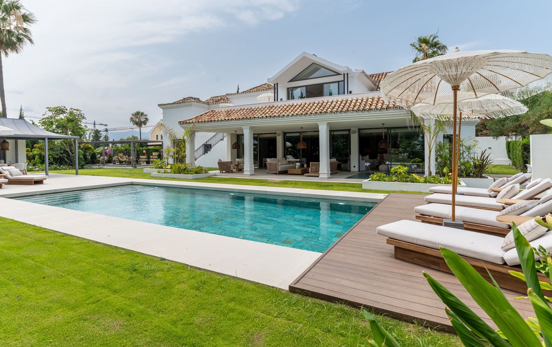 Jardín de Casa o chalet en venta en Estepona con Aire acondicionado, Jardín privado y Terraza