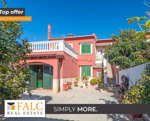 Exterior view of Single-family semi-detached for sale in Llucmajor  with Private garden