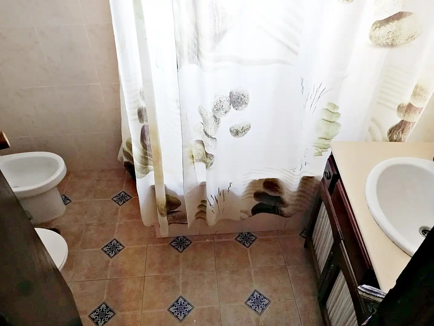 Badezimmer von Country house zum Verkauf in Carratraca mit Privatgarten, Terrasse und Möbliert
