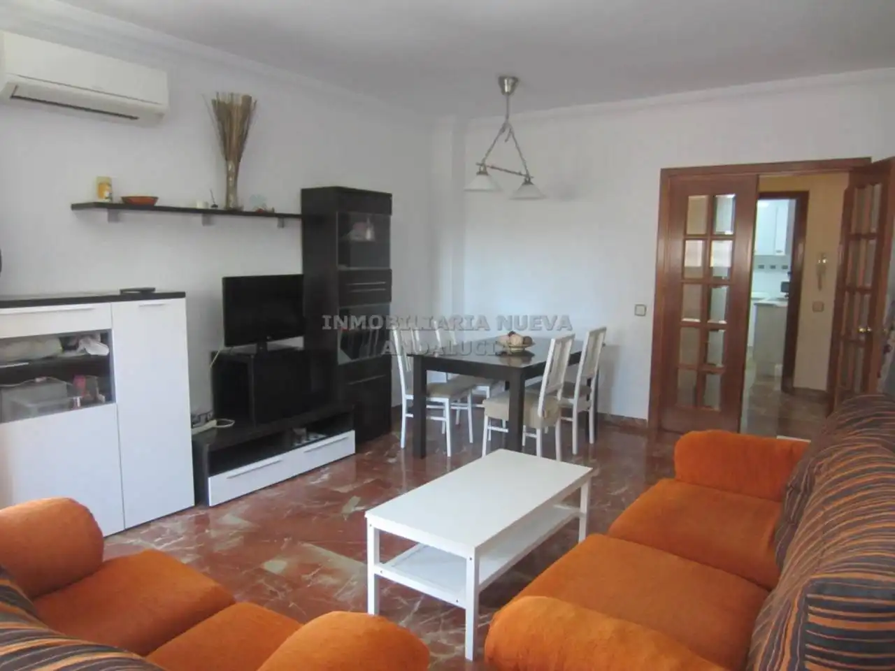 Sala de estar de Piso de alquiler en Almería con Terraza y Amueblado