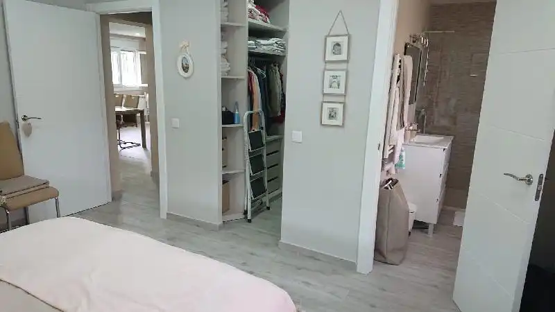 Bedroom of Houses for sale in Plasencia  with Heating, Terrace and Furnished