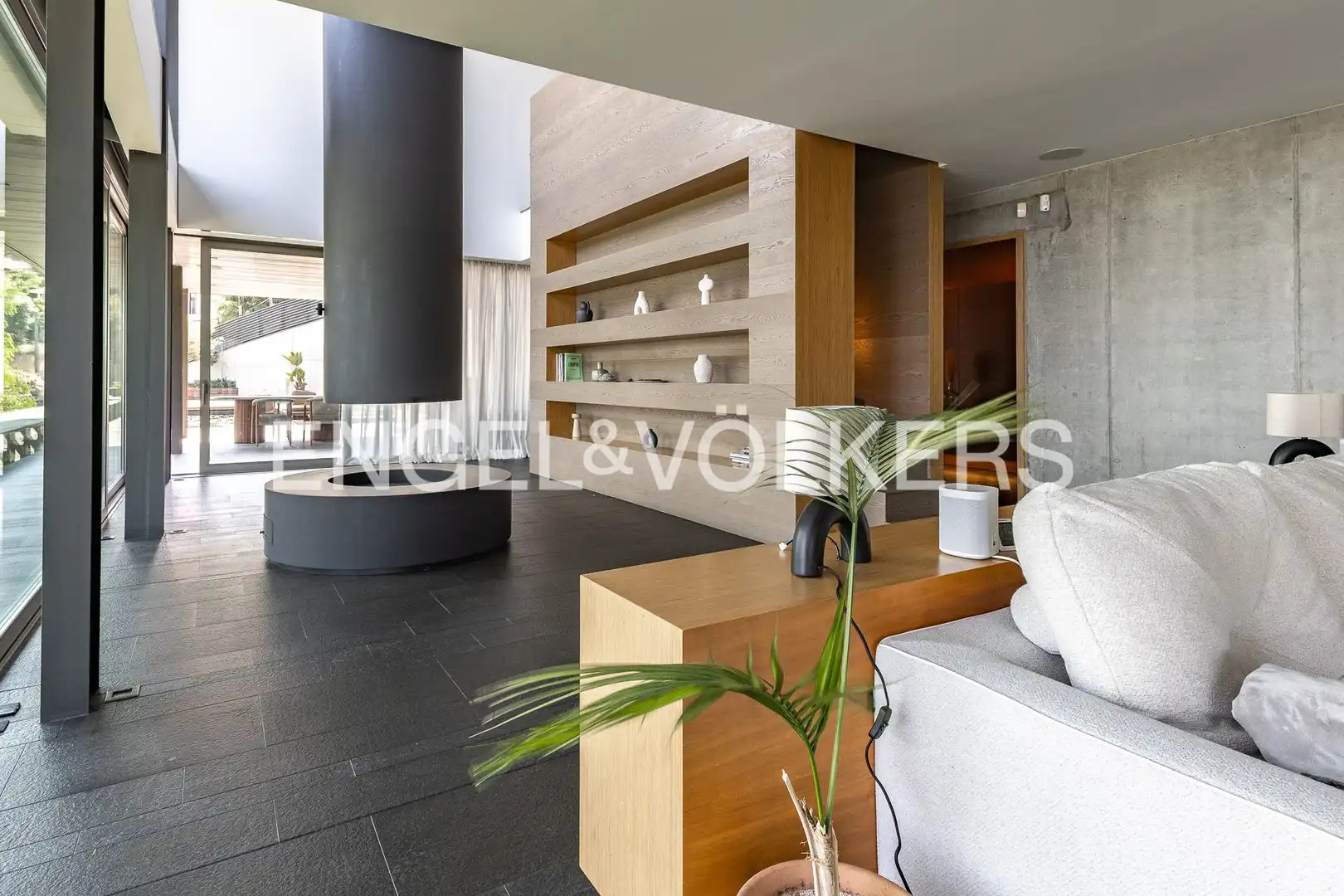 Sala de estar de Casa o chalet de alquiler en Alella con Aire acondicionado, Calefacción y Jardín privado