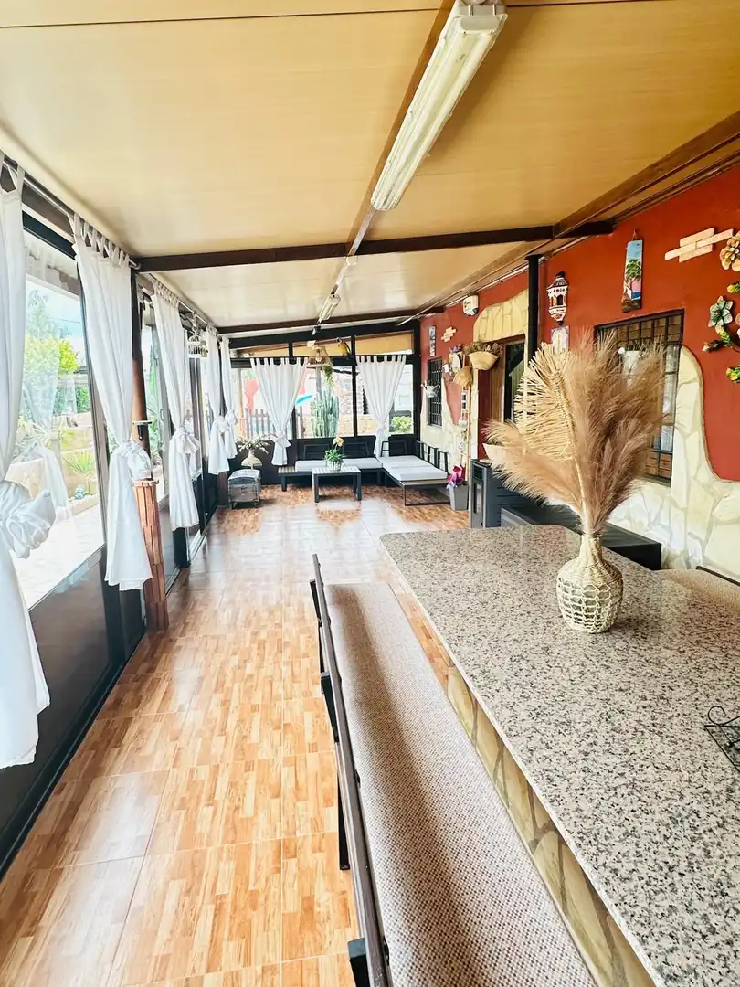 Terrassa de Casa o xalet en venda en Ulea amb Aire condicionat, Calefacció i Jardí privat