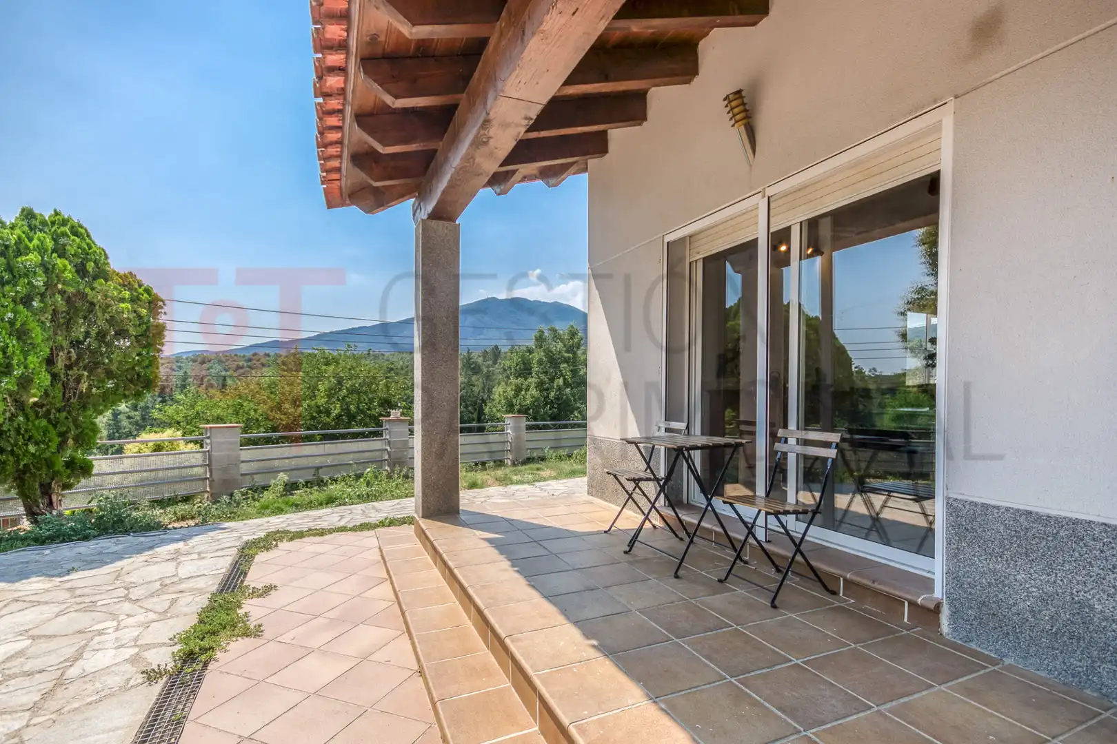 Terrassa de Casa o xalet en venda en Gualba amb Calefacció, Jardí privat i Terrassa