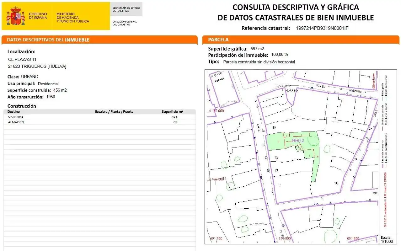 Vista exterior de Casa o xalet en venda en Trigueros amb Jardí privat, Traster i Balcó